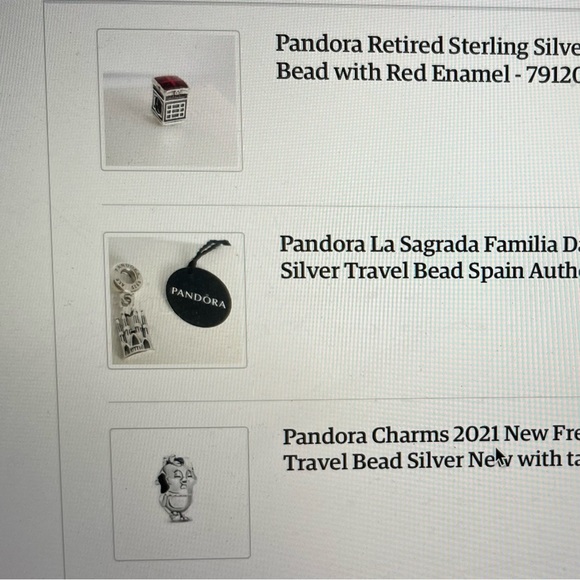 Pandora London Calling Phone booth with red enamel travel charm - Picture 8 of 8